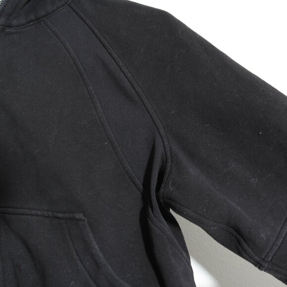 Lululemon Scuba Oversized Full Zip Hoodie Jacket Black Cotton Terry XS / Small - Picture 4 of 16